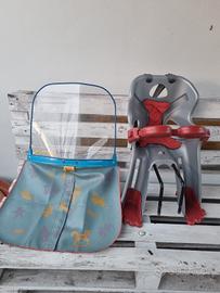 Seggiolone bici e paravento