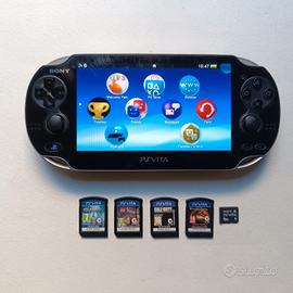 Sony PS Vita Console + 4 Giochi + Memory Card 