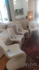 Set sei sedie nuove Panton Vitra