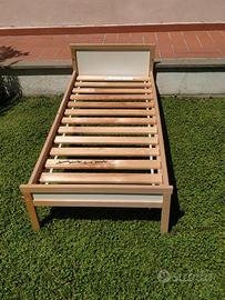 Letto con base a doghe in faggio, 70x160 cm