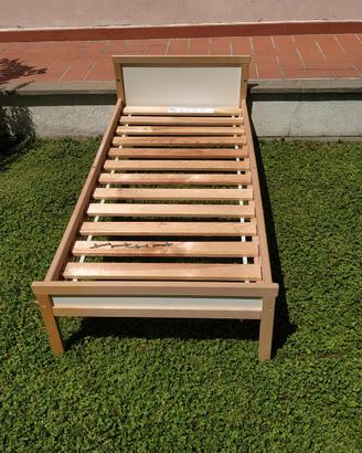 Letto con base a doghe in faggio, 70x160 cm