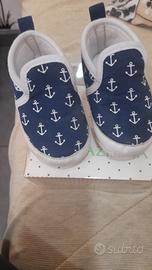 scarpe mocassino da culla 