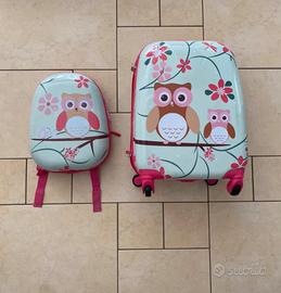 zaino e trolley bambina 