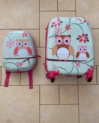 zaino e trolley bambina 