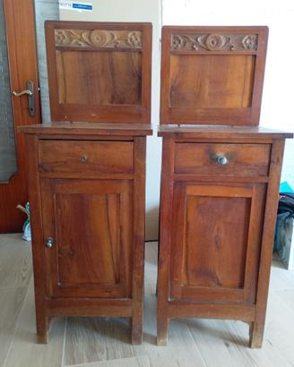 Comodini e letto