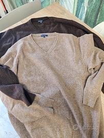 MAGLIA SCOLLO V 100% CACHEMIRE TG M