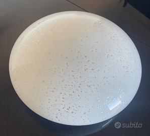 Plafoniera Vintage Anni 70 VeArt Vetro Murano XL
