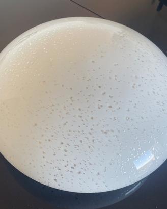 Plafoniera Vintage Anni 70 VeArt Vetro Murano XL