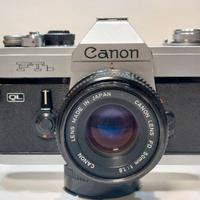 CANON FTb QL + 50 mm + FLASH