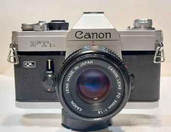 CANON FTb QL + 50 mm + FLASH