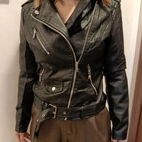 giubbino ecopelle donna 