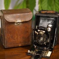 Fotocamera a soffietto/lastra 1910 Londra