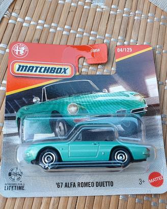 hotwheels matchbox Alfa Romeo Duetto osso seppia