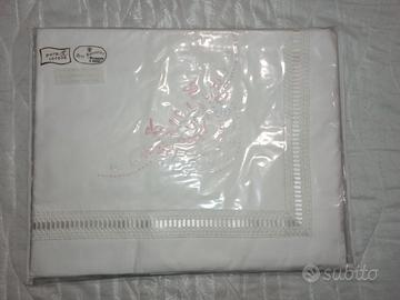 arte fiorentina lenzuola matrimoniale vintage 70s