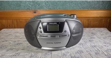 Radio portatile della PHILIPS casette e Cd