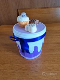 Barattolo porta tutto...dettaglio in descrizione 