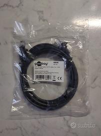 Lotto 25 cavi Ethernet 5E 3 metri neri