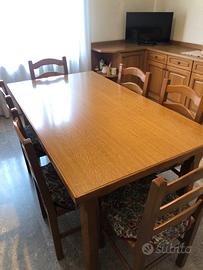 Tavolo con 6 sedie