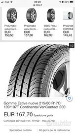 Continental Van Contact 200 215 60 r17 C 107-109 T