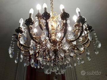 Lampadari in cristallo di Boemia e Murano