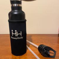 Borraccia Termica Honey Holly 750ml Nera