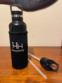 Borraccia Termica Honey Holly 750ml Nera