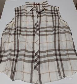 Camicia in lino Burberry 
