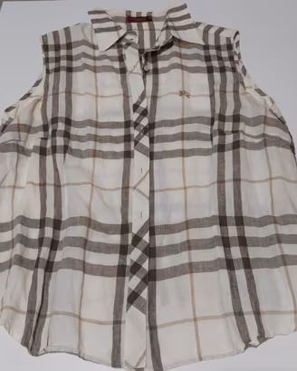 Camicia in lino Burberry 