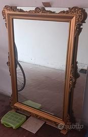 Specchio vintage anni ’70 grande e decorativo