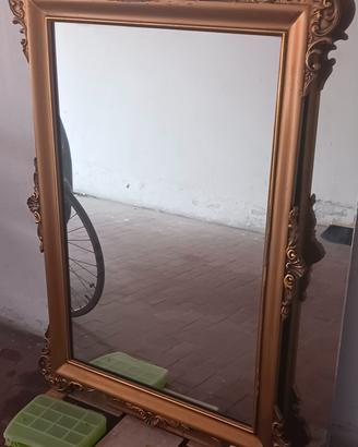 Specchio vintage anni ’70 grande e decorativo