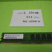 Modulo RAM DDR2 256 Mbyte PC2-4200 533 MHz, PC2