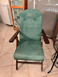 Poltrone (2) soggiorno in legno