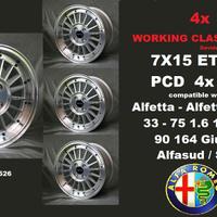 Cerchi 15 pollici AlfaRomeo Alfetta gtv 33 75 90