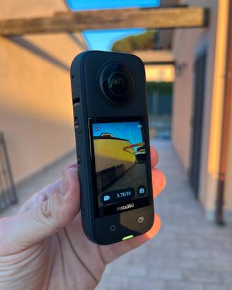 insta360 X3 Action Cam 360° 5.7K (Perfette Condiz)