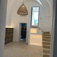 Lampadario paralume in juta / giunco / corda 75 cm