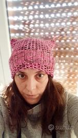 Cappello Erika uncinetto fatto a mano