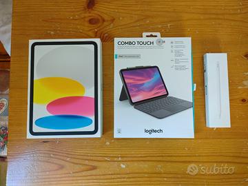 iPad 10a gen, 128gb NUOVO Apple Pencil + Tastiera 