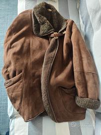 Cappotto shearling donna anni 80
