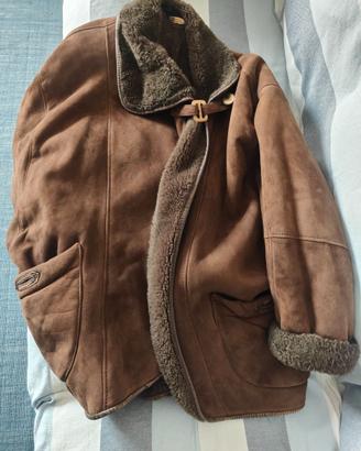 Cappotto shearling donna anni 80