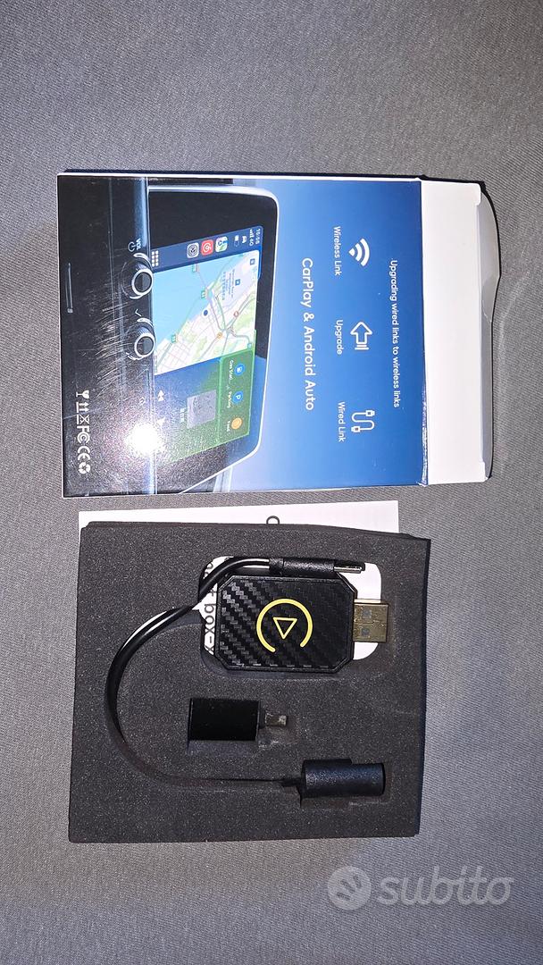 Adattatore Wireless Per CarPlay E Android Auto - Trasforma Il Collegamento Cablato In Senza Fili