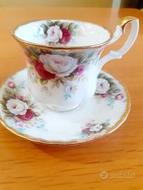 servizio da the Royal Albert LTD Rose del 1969