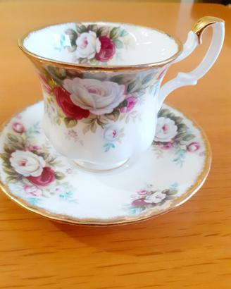 servizio da the Royal Albert LTD Rose del 1969