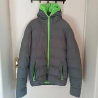 Piumino Black Number grigio verde fluo L veste M