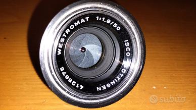Obiettivo vintage Westromat 50/1,9 innesto m42