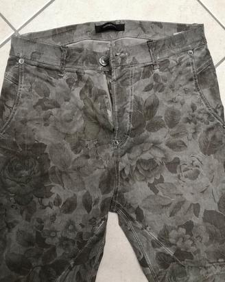 Pantaloni Imperial cavallo basso – fantasia florea