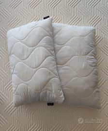 Coppia cuscini in fiocco di memory foam