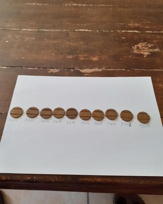 vecchi  gettoni  telefonici 