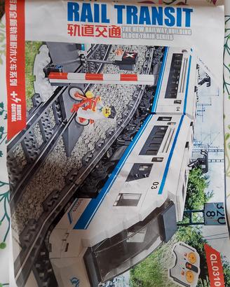 Treno compatibile con Lego