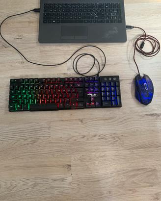 mouse e tastiera da gaming