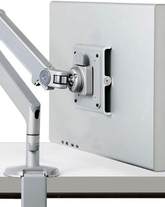 Humanscale braccio porta video monitor silver